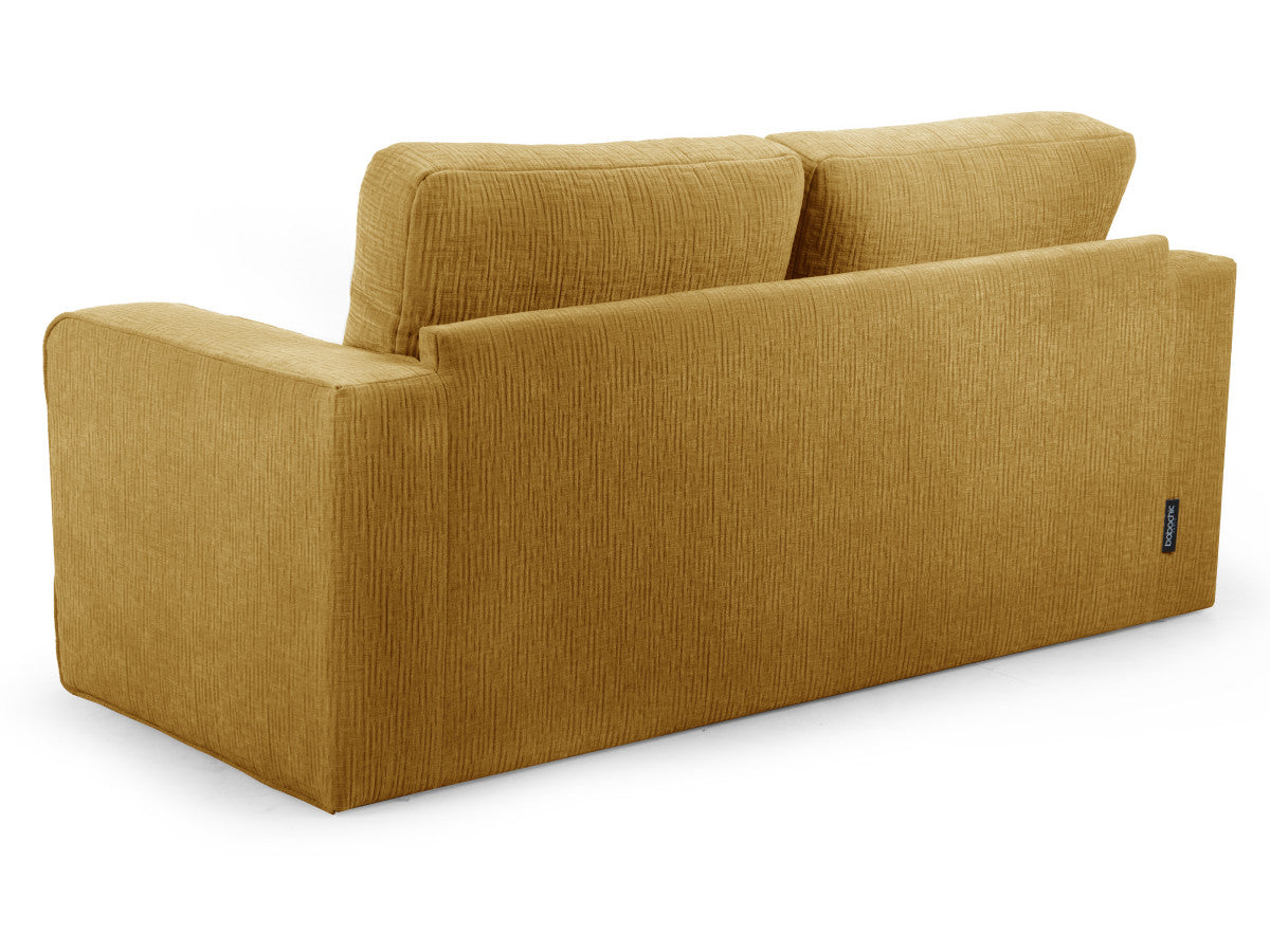 Canapé droit convertible déplimousse COME tissu texturé