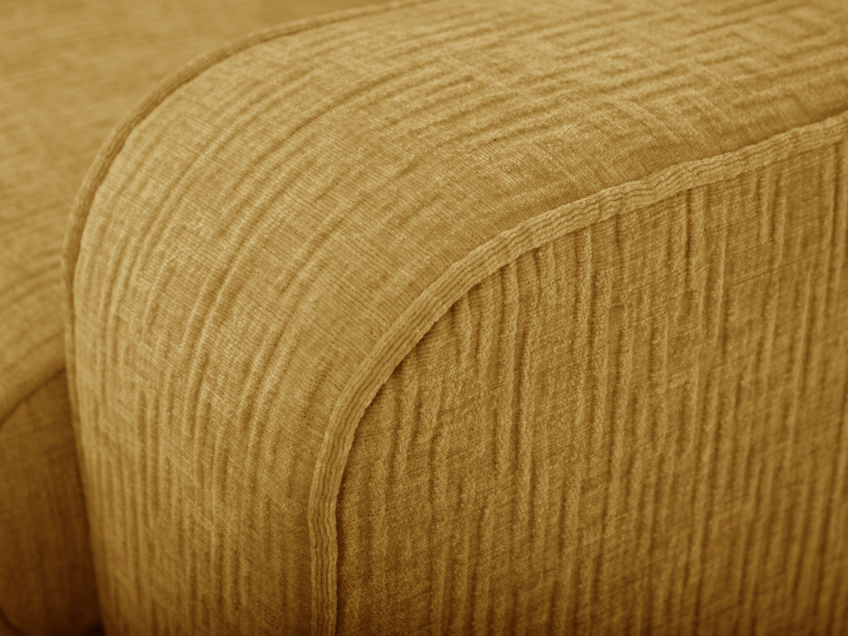 Canapé droit convertible déplimousse COME tissu texturé