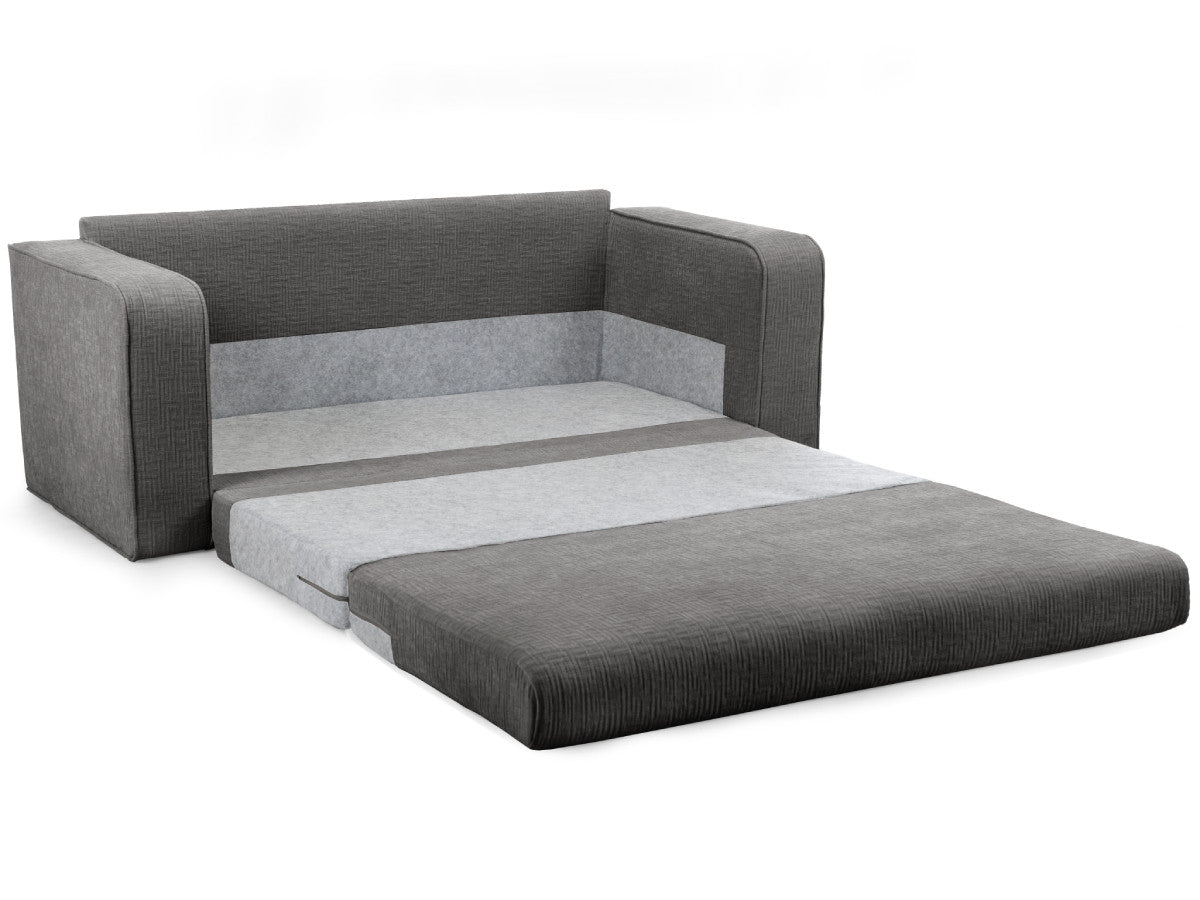 Canapé droit convertible déplimousse COME tissu texturé