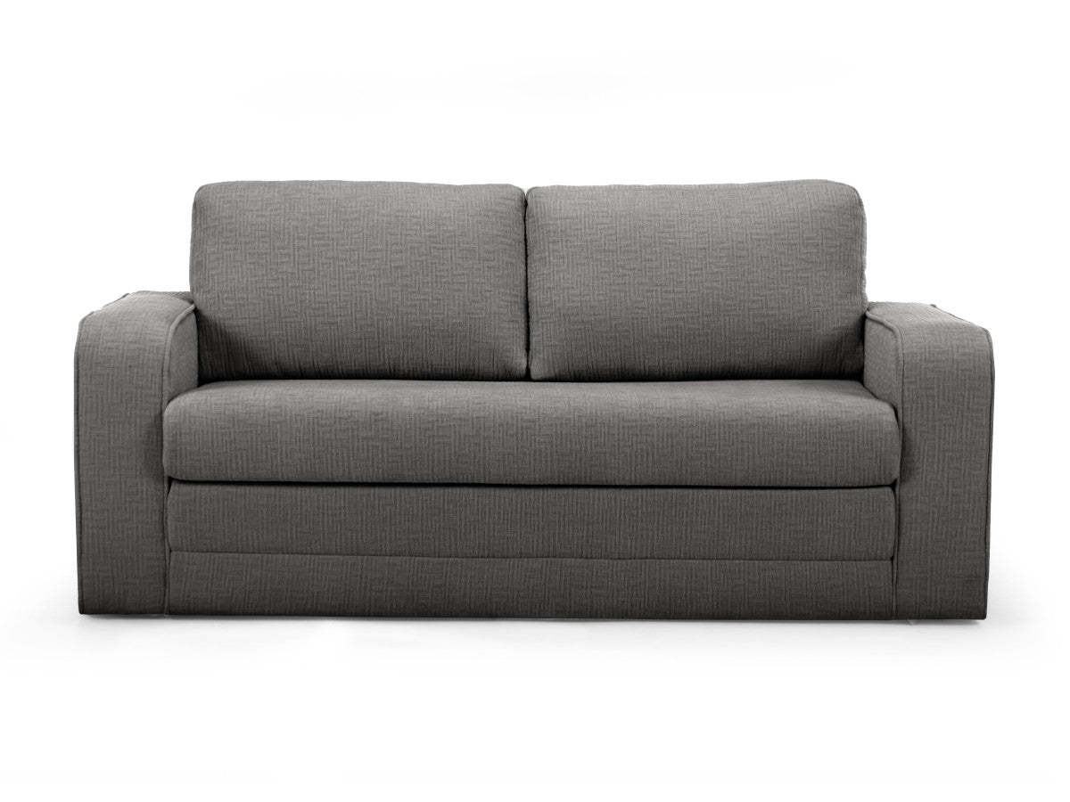 Canapé droit convertible déplimousse COME tissu texturé