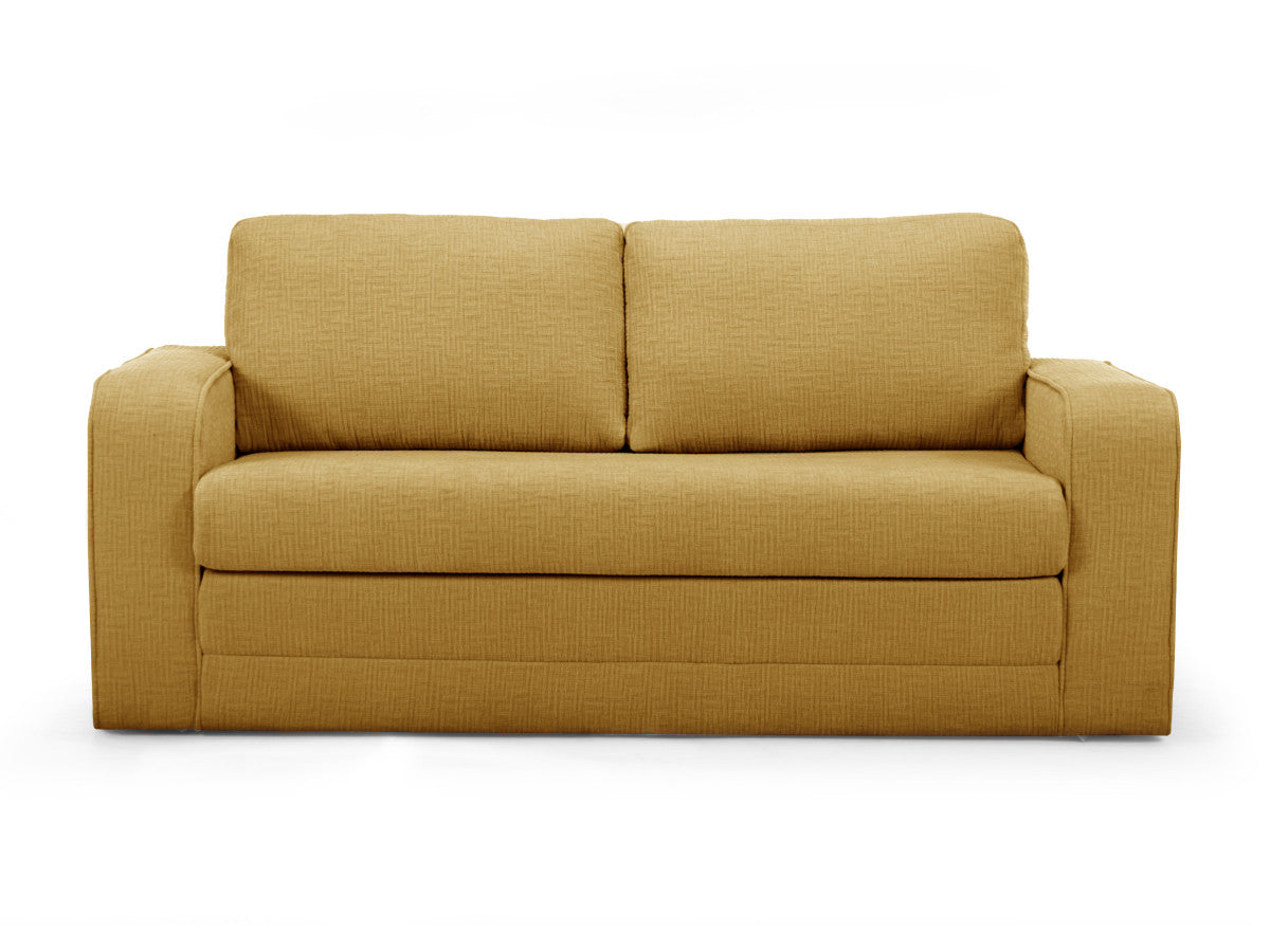 Canapé droit convertible déplimousse COME tissu texturé