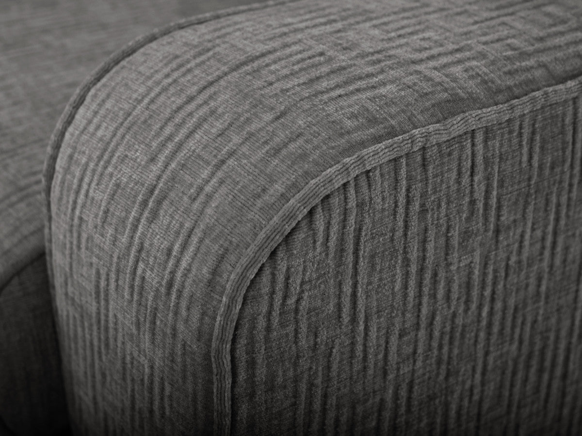 Canapé droit convertible déplimousse COME tissu texturé