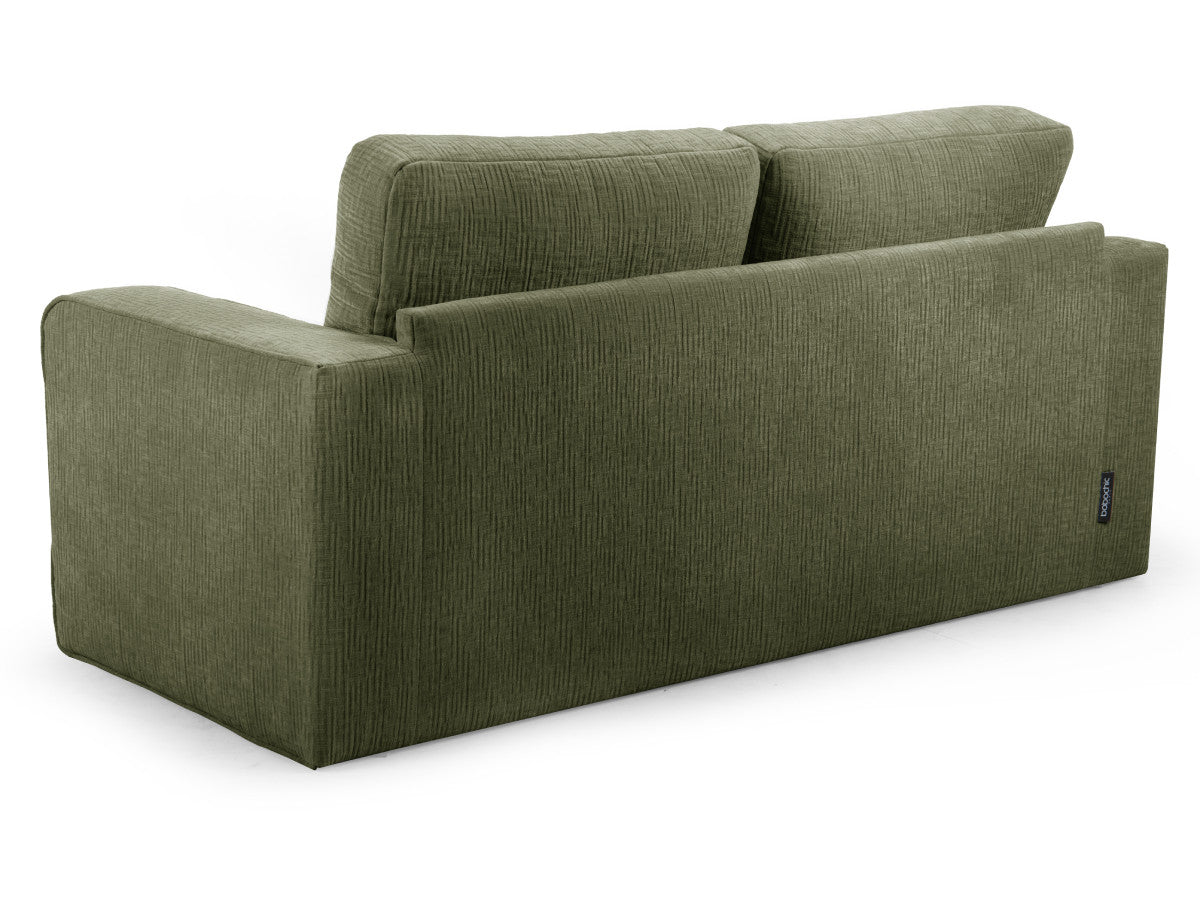 Canapé droit convertible déplimousse COME tissu texturé