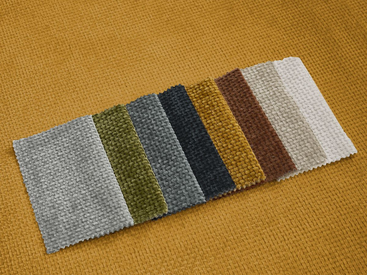 Canapé droit convertible déplimousse NEYO tissu lisse