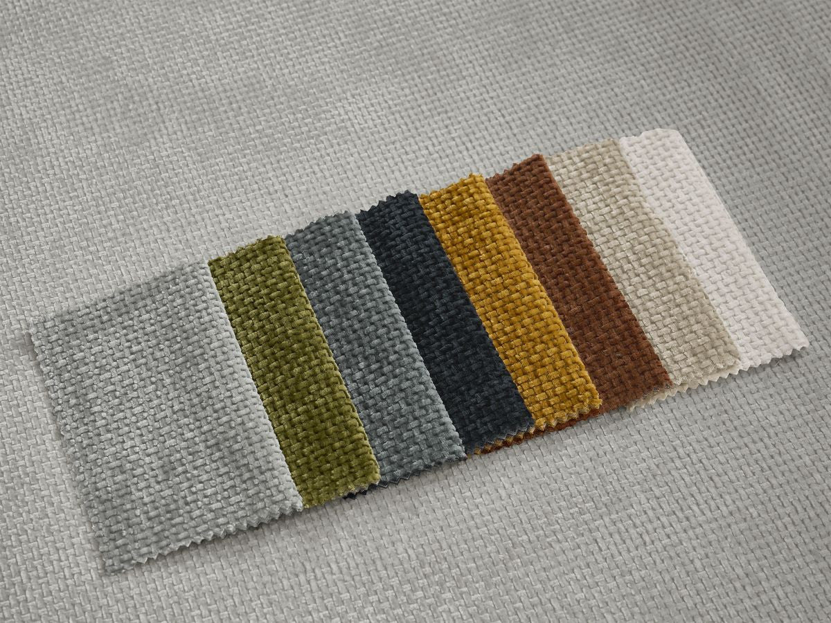 Canapé droit convertible déplimousse NEYO tissu lisse