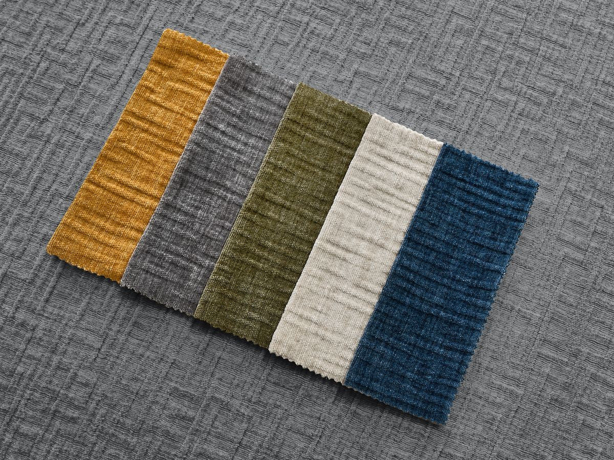 Canapé droit convertible HUGO ouverture express tissu texturé