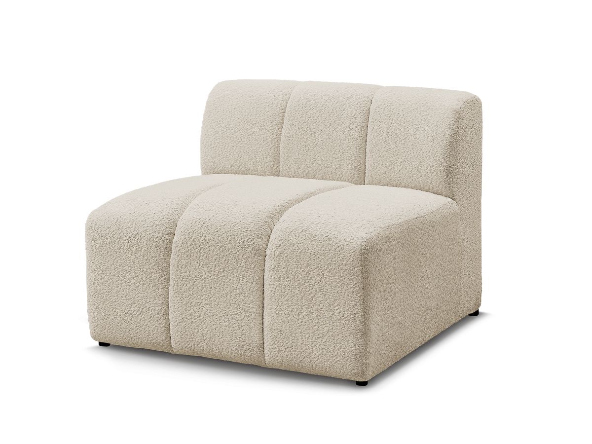 Chauffeuse 1 place pour canapé modulable ANNECY tissu bouclette