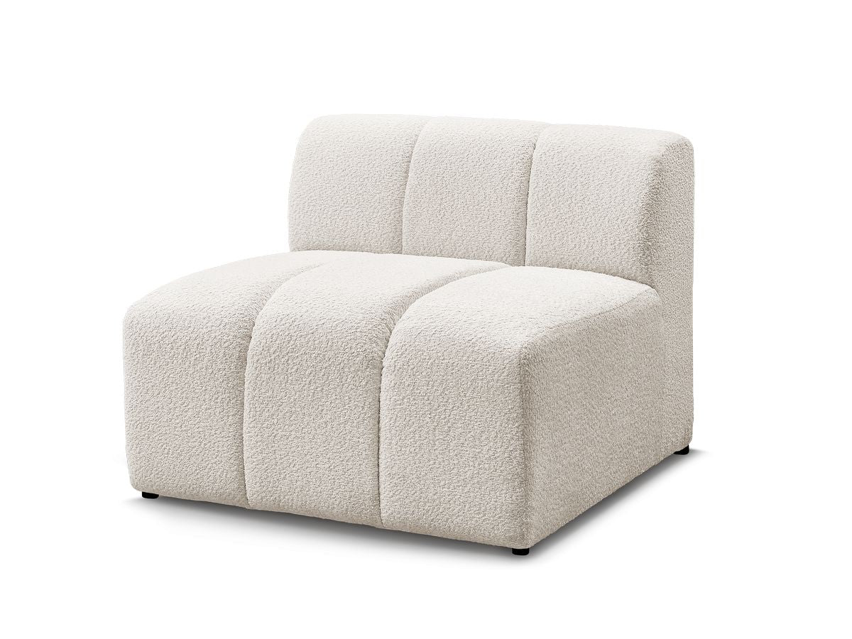 Chauffeuse 1 place pour canapé modulable ANNECY tissu bouclette