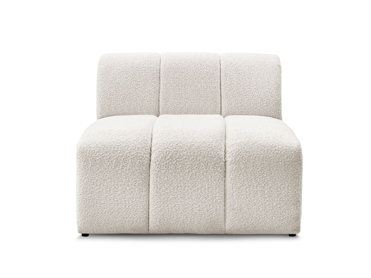 Chauffeuse 1 place pour canapé modulable ANNECY tissu bouclette