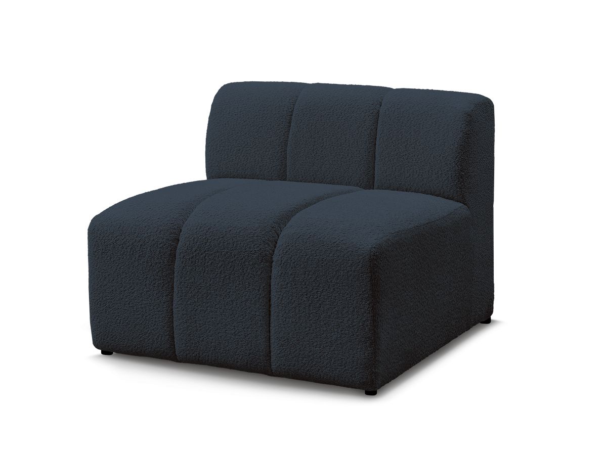 Chauffeuse 1 place pour canapé modulable ANNECY tissu bouclette