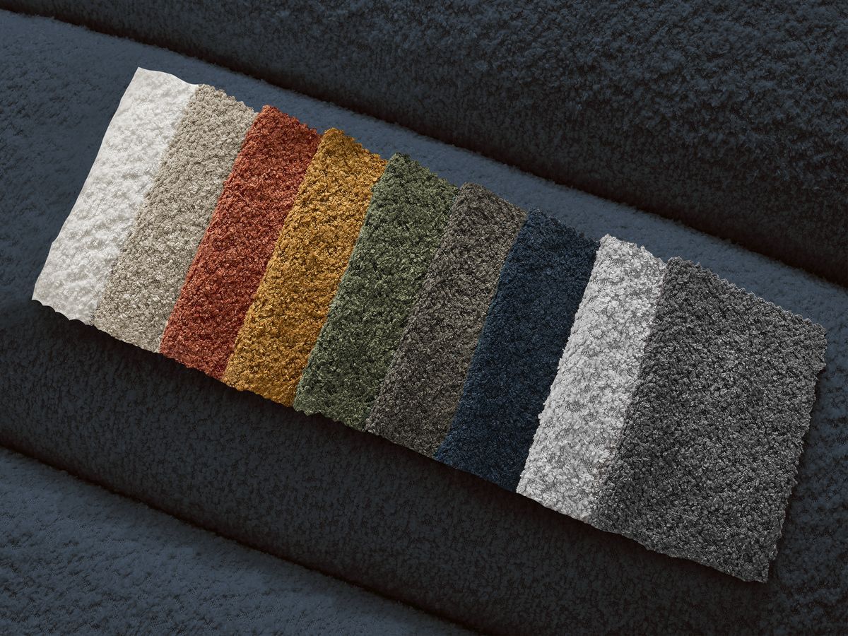 Chauffeuse 1 place pour canapé modulable ANNECY tissu bouclette