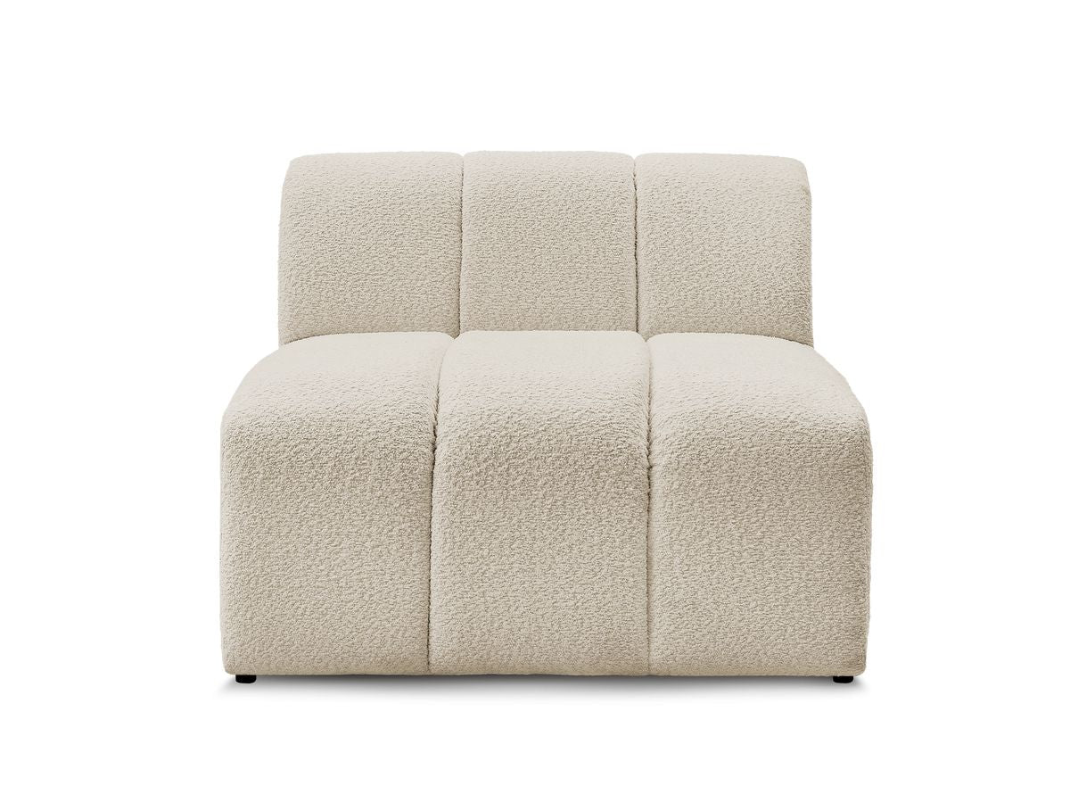 Chauffeuse 1 place pour canapé modulable ANNECY tissu bouclette