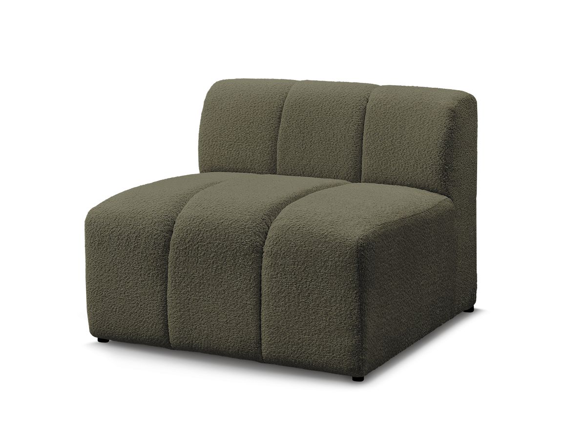 Chauffeuse 1 place pour canapé modulable ANNECY tissu bouclette