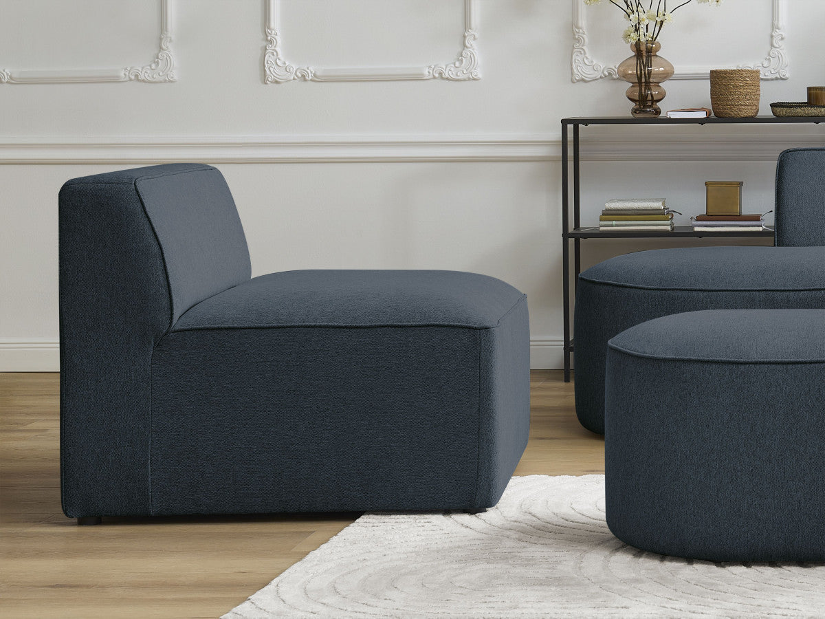 Chauffeuse 1 place pour canapé modulable ROUSSEAU tissu chiné