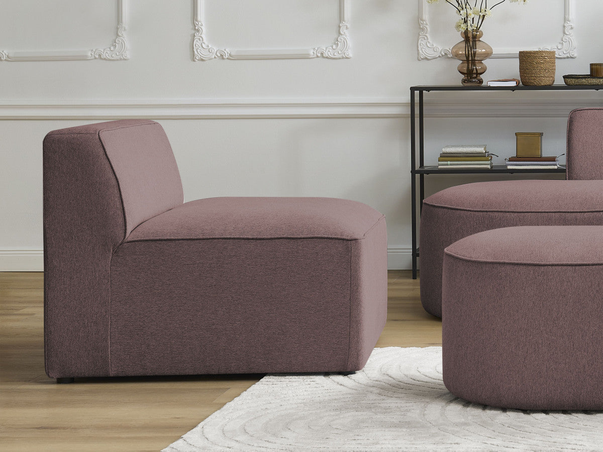Chauffeuse 1 place pour canapé modulable ROUSSEAU tissu chiné