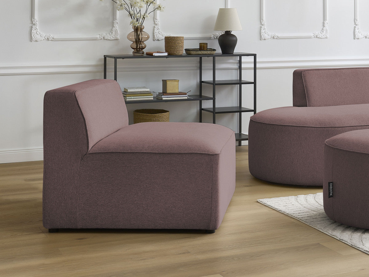 Chauffeuse 1 place pour canapé modulable ROUSSEAU tissu chiné