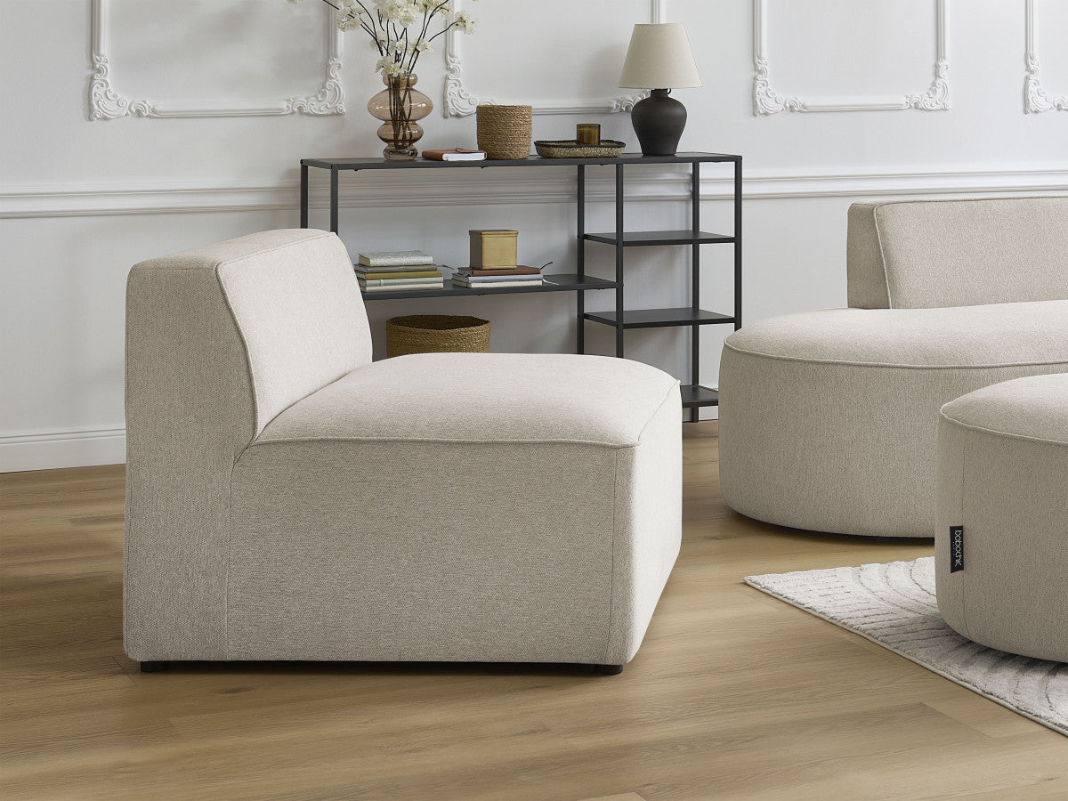 Chauffeuse 1 place pour canapé modulable ROUSSEAU tissu chiné