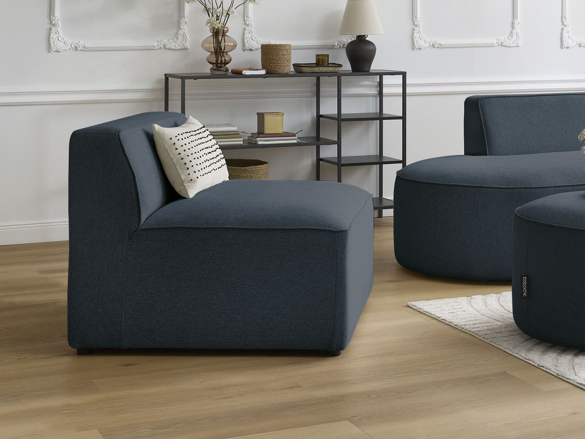 Chauffeuse 1 place pour canapé modulable ROUSSEAU tissu chiné