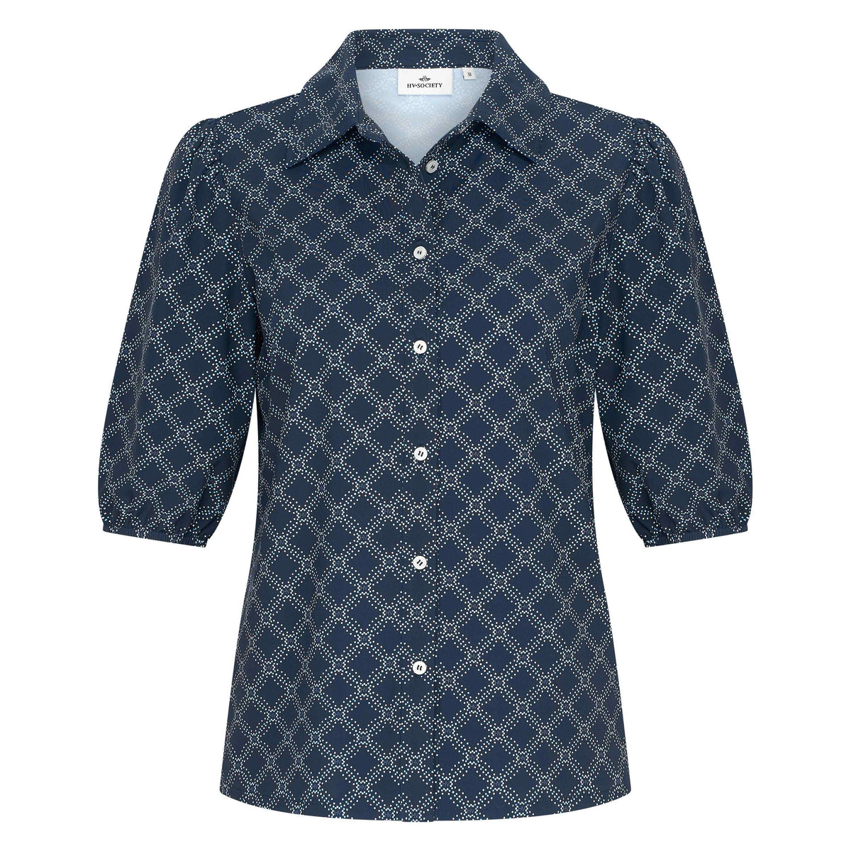 0404103606 - Blouse HVSMaurea  - 5001 - Navy - 36