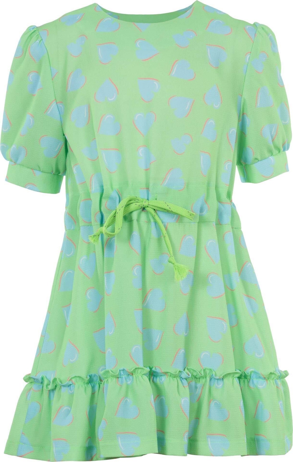 Dress Christel - Green Blue Heart