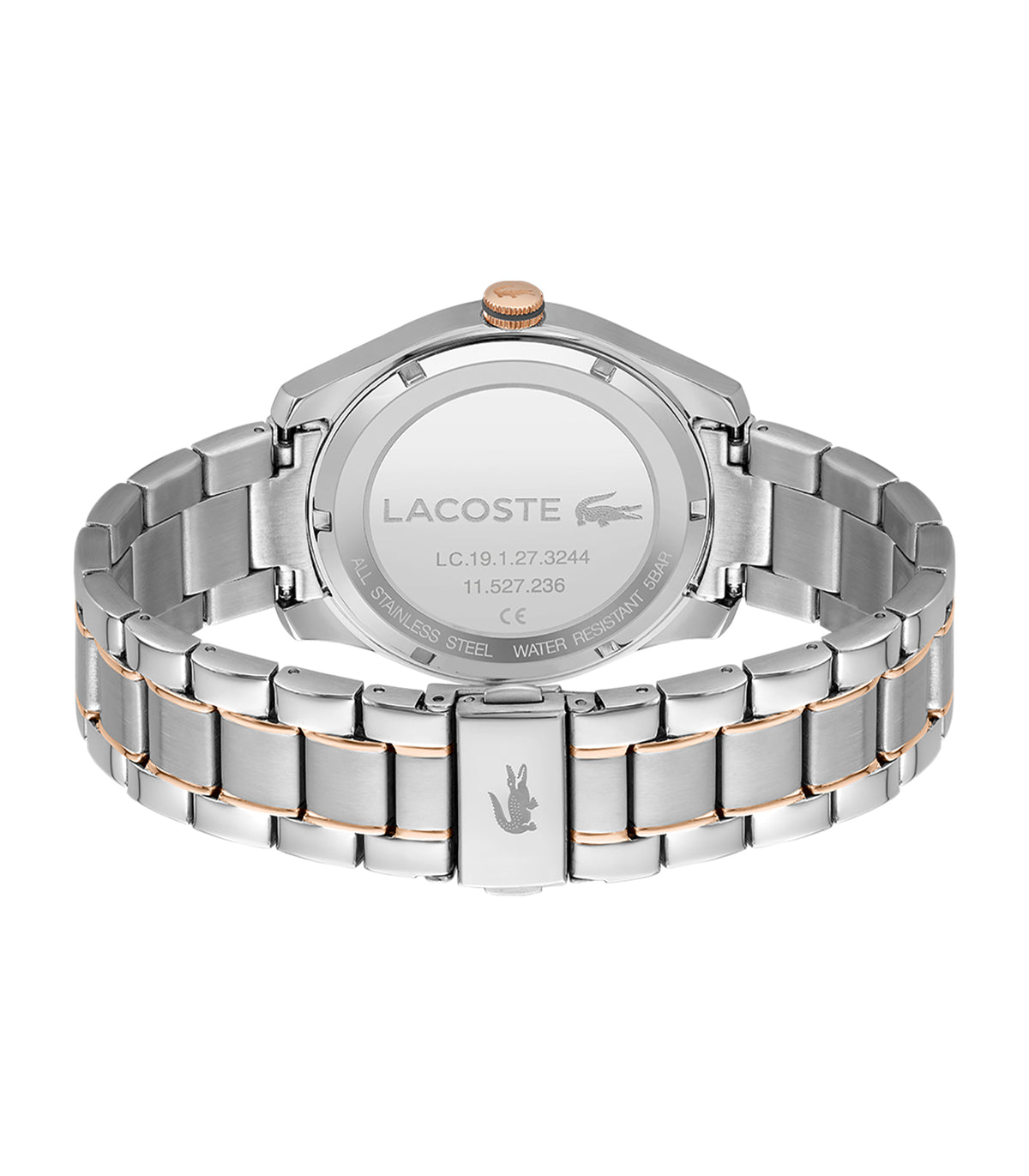 Lacoste - Classic Elegance - Man - Stalen Band - Stalen Kast - Grijze Wijzerplaat
