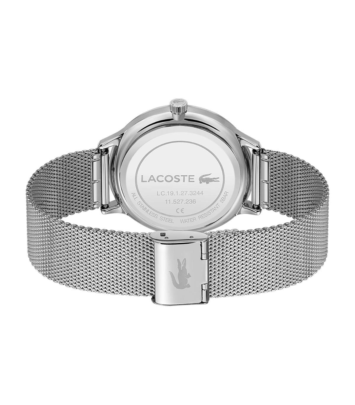 Lacoste - Classic Elegance - Man - Milanese Band - Stalen Kast - Blauwe Wijzerplaat