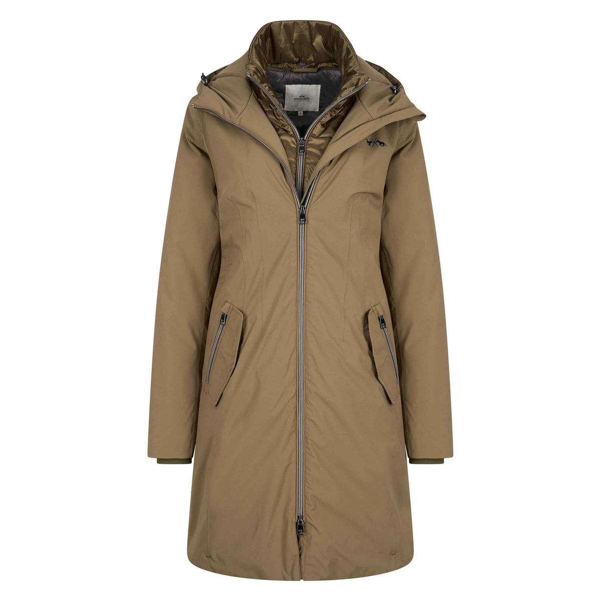 Hv Society - Functional Parka Hvssilva - Dark Oil Green