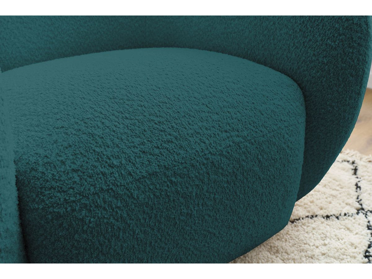 Fauteuil CELINE tissu bouclette