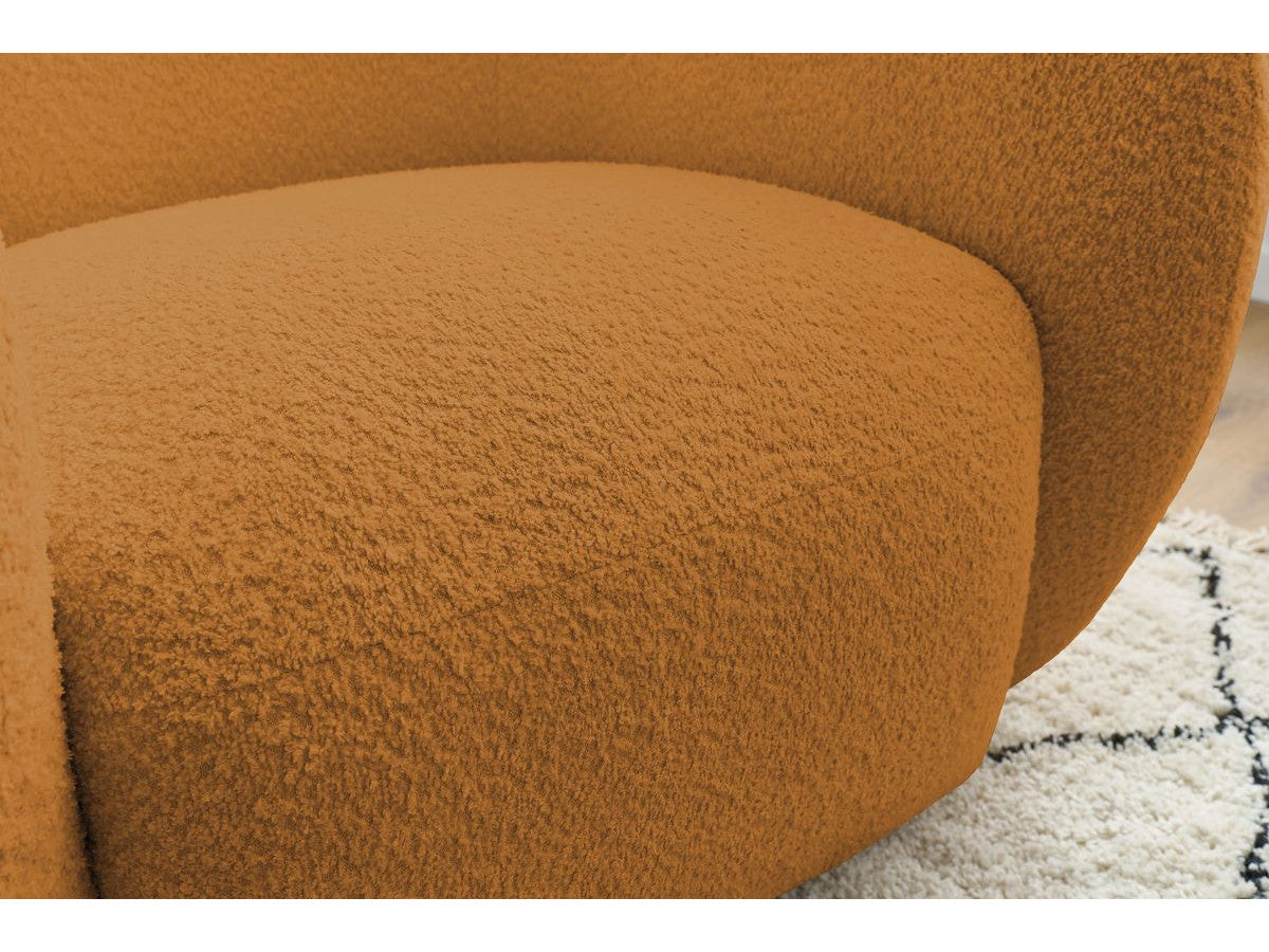 Fauteuil CELINE tissu bouclette