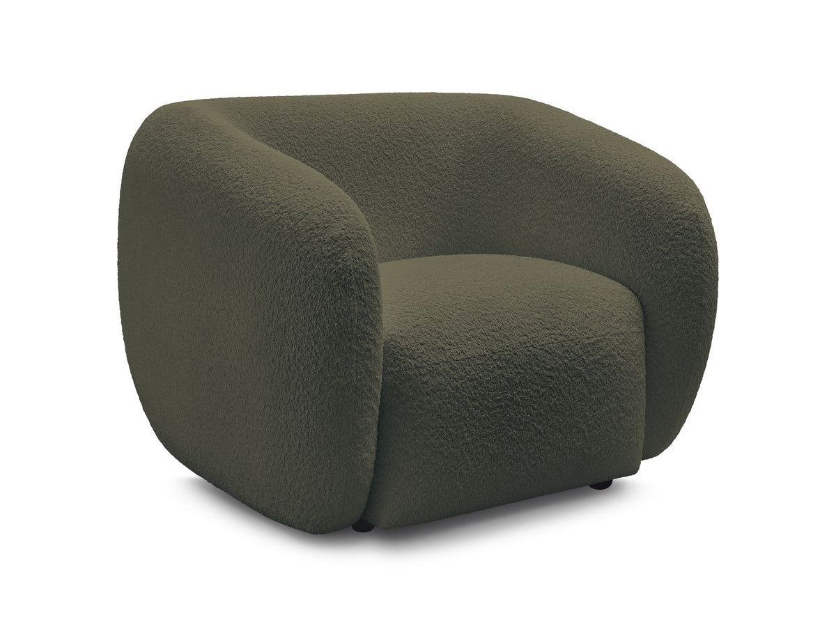 Fauteuil CELINE tissu bouclette