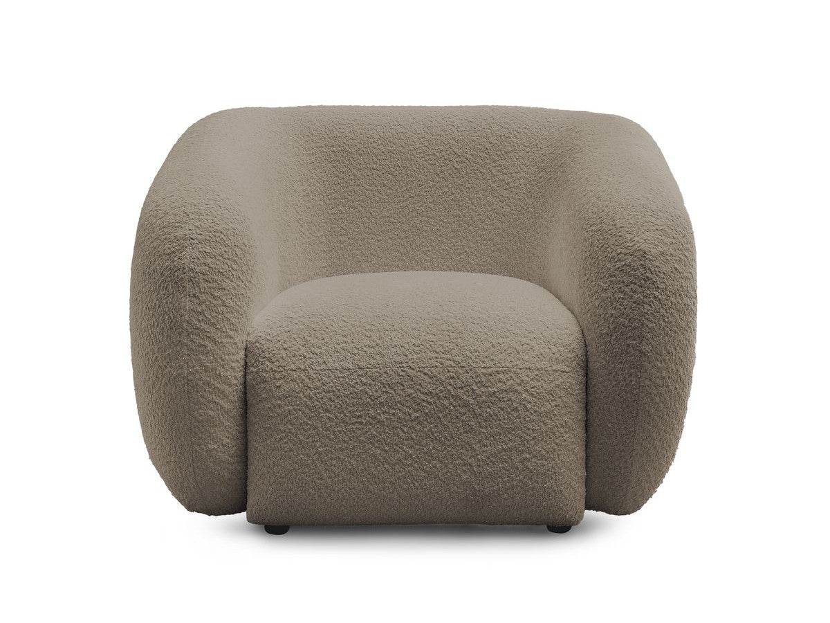 Fauteuil CELINE tissu bouclette