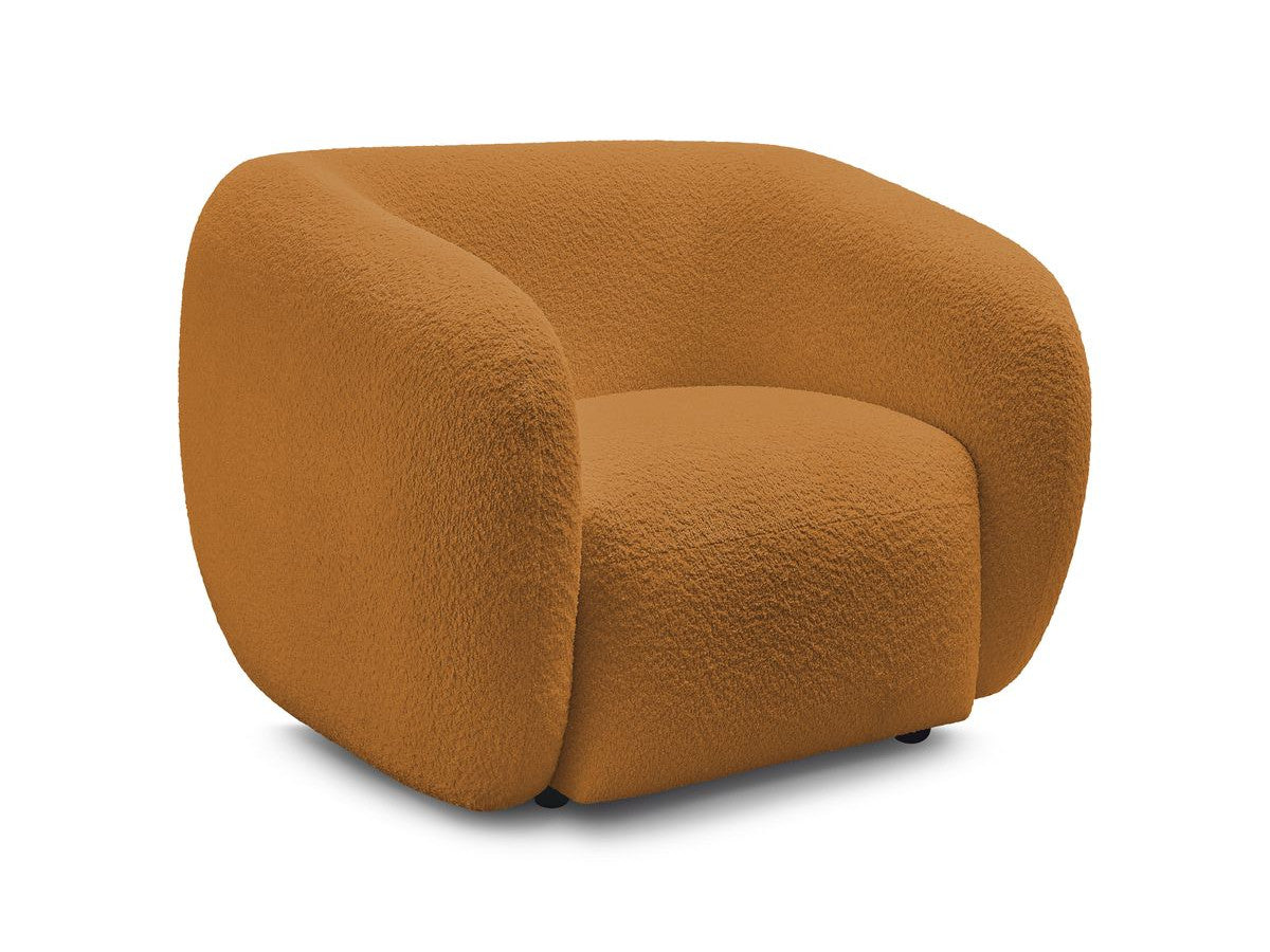 Fauteuil CELINE tissu bouclette