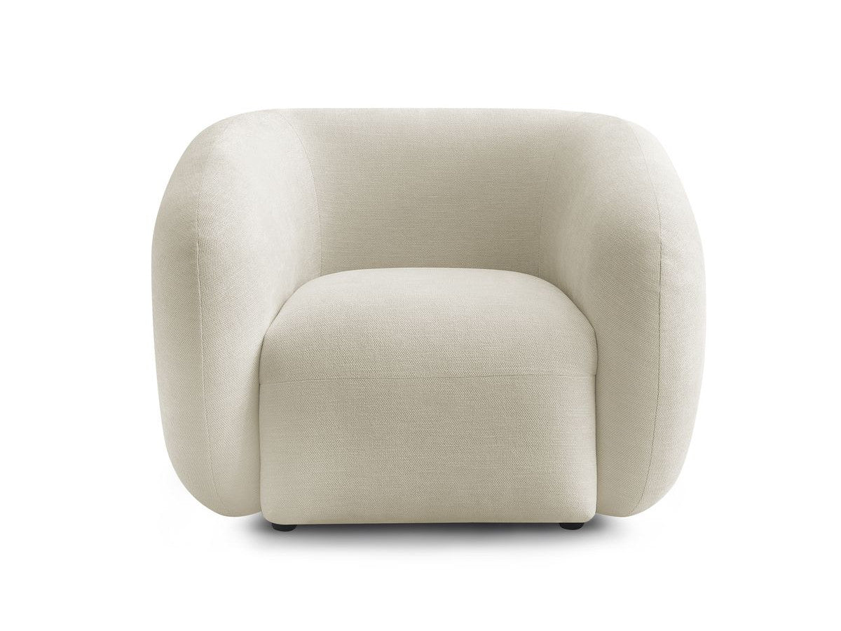 Fauteuil CELINE tissu lisse