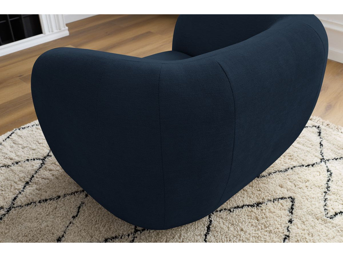 Fauteuil CELINE tissu lisse