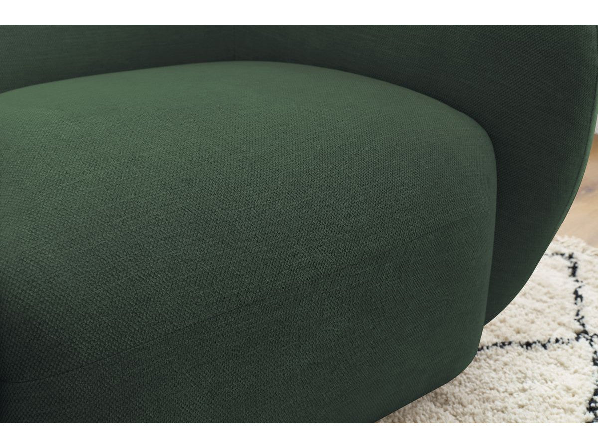 Fauteuil CELINE tissu lisse