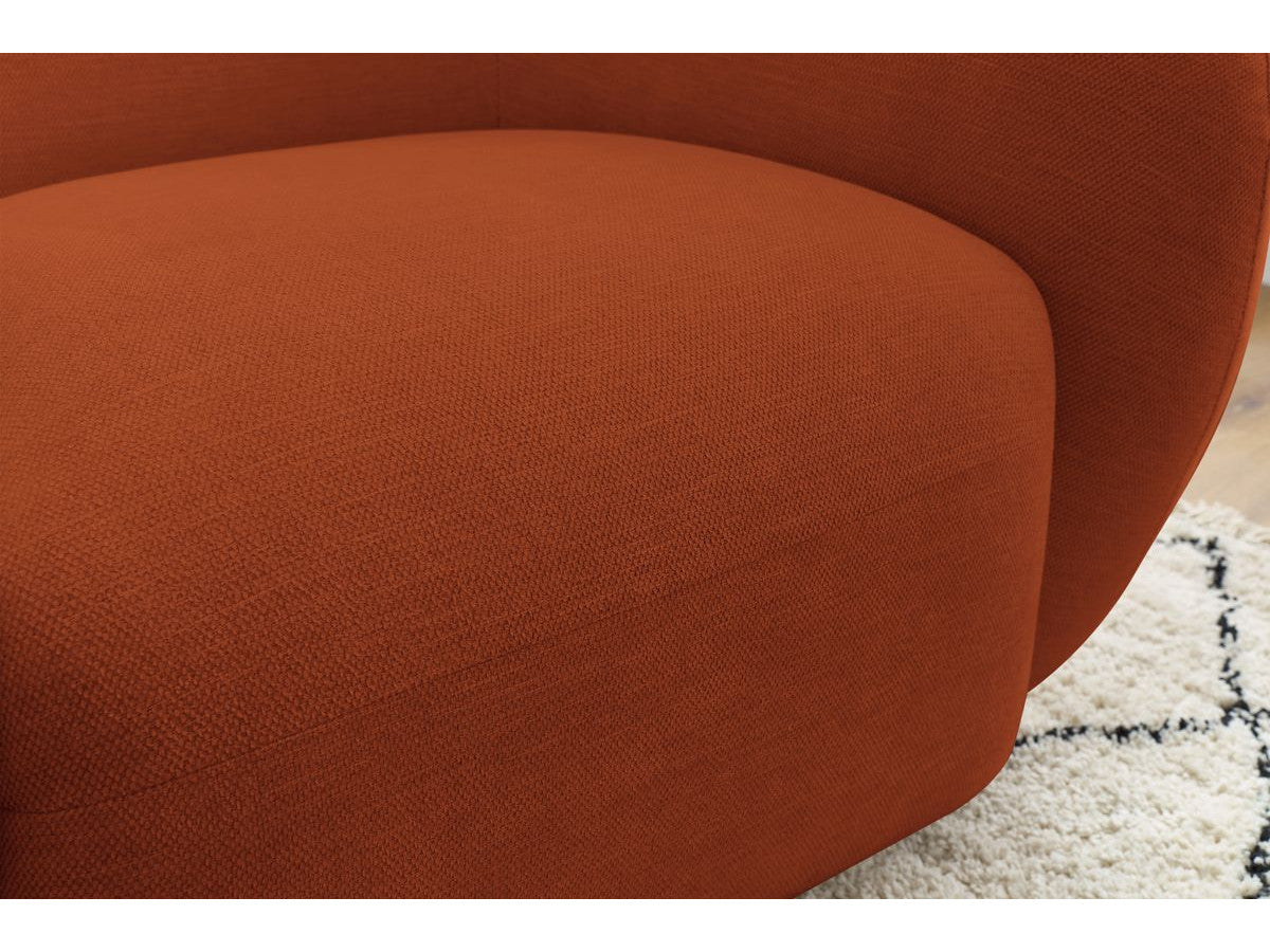 Fauteuil CELINE tissu lisse