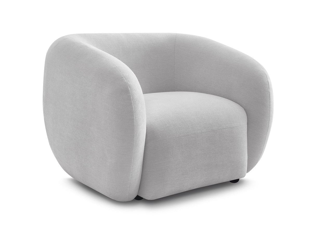 Fauteuil CELINE tissu lisse