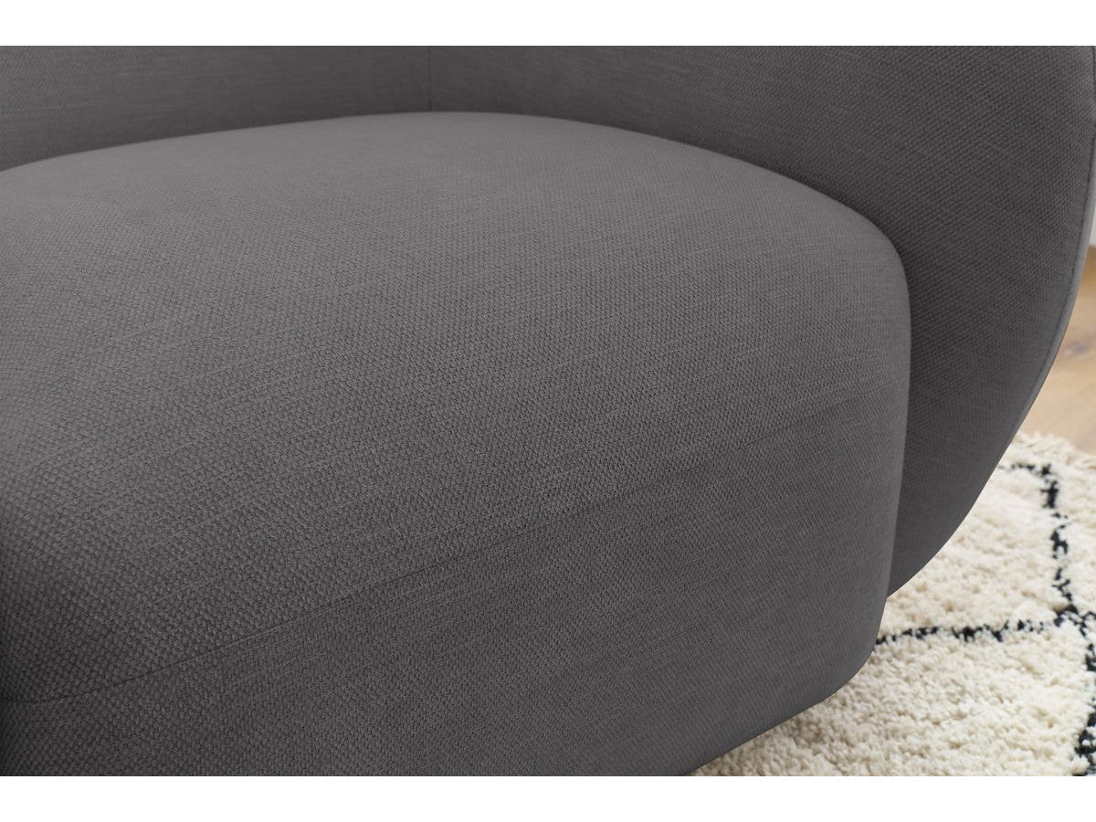Fauteuil CELINE tissu lisse