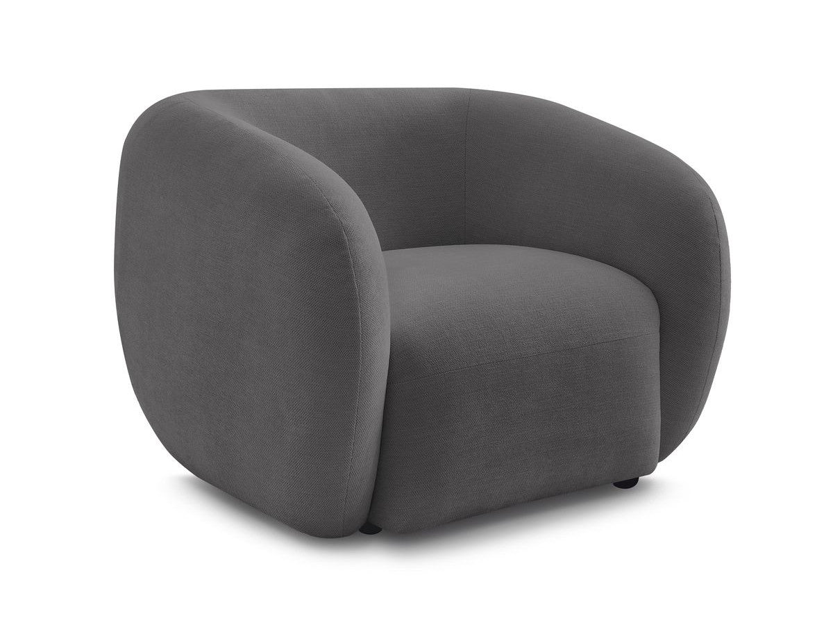Fauteuil CELINE tissu lisse