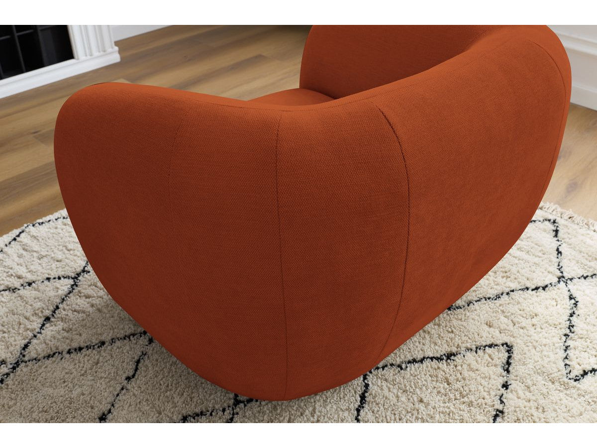 Fauteuil CELINE tissu lisse
