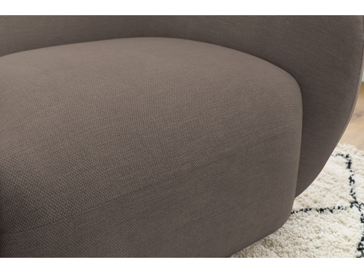Fauteuil CELINE tissu lisse