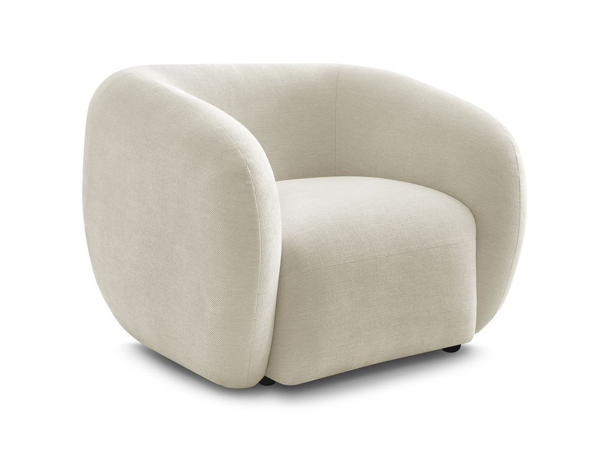 Fauteuil CELINE tissu lisse