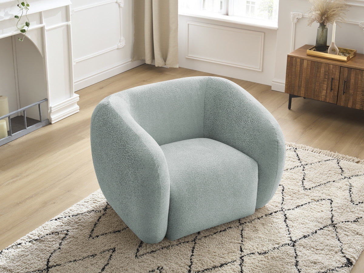 Fauteuil CELINE tissu texturé