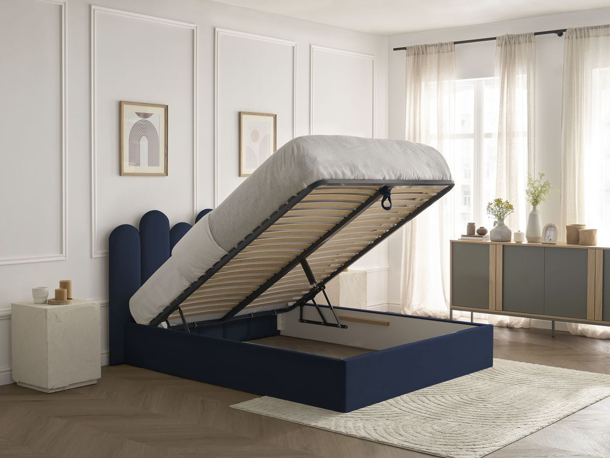Lit coffre BADJA velours