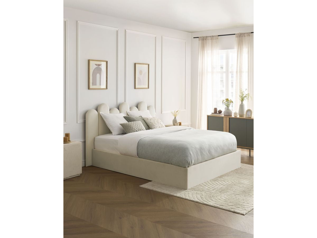 Lit coffre BADJA velours