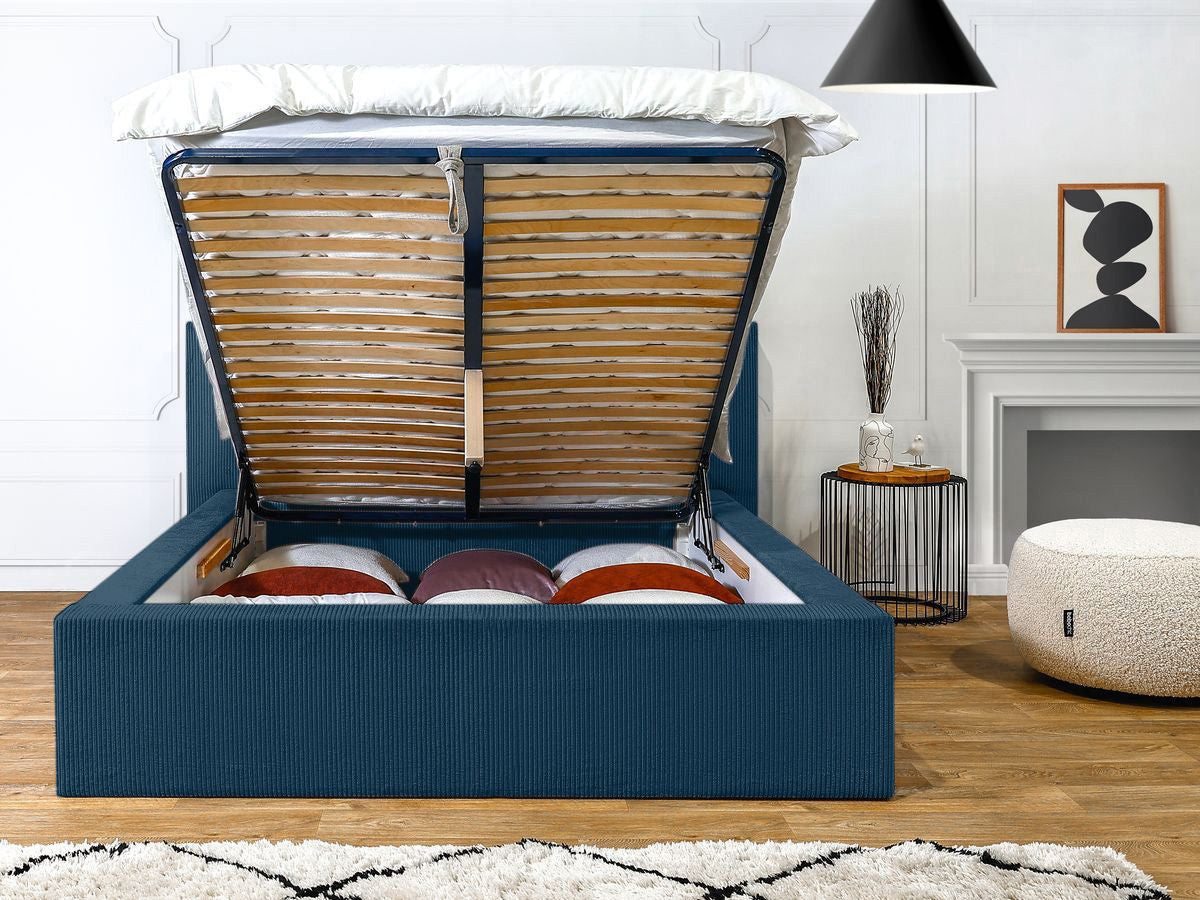 Lit coffre NIHAD rangement XL