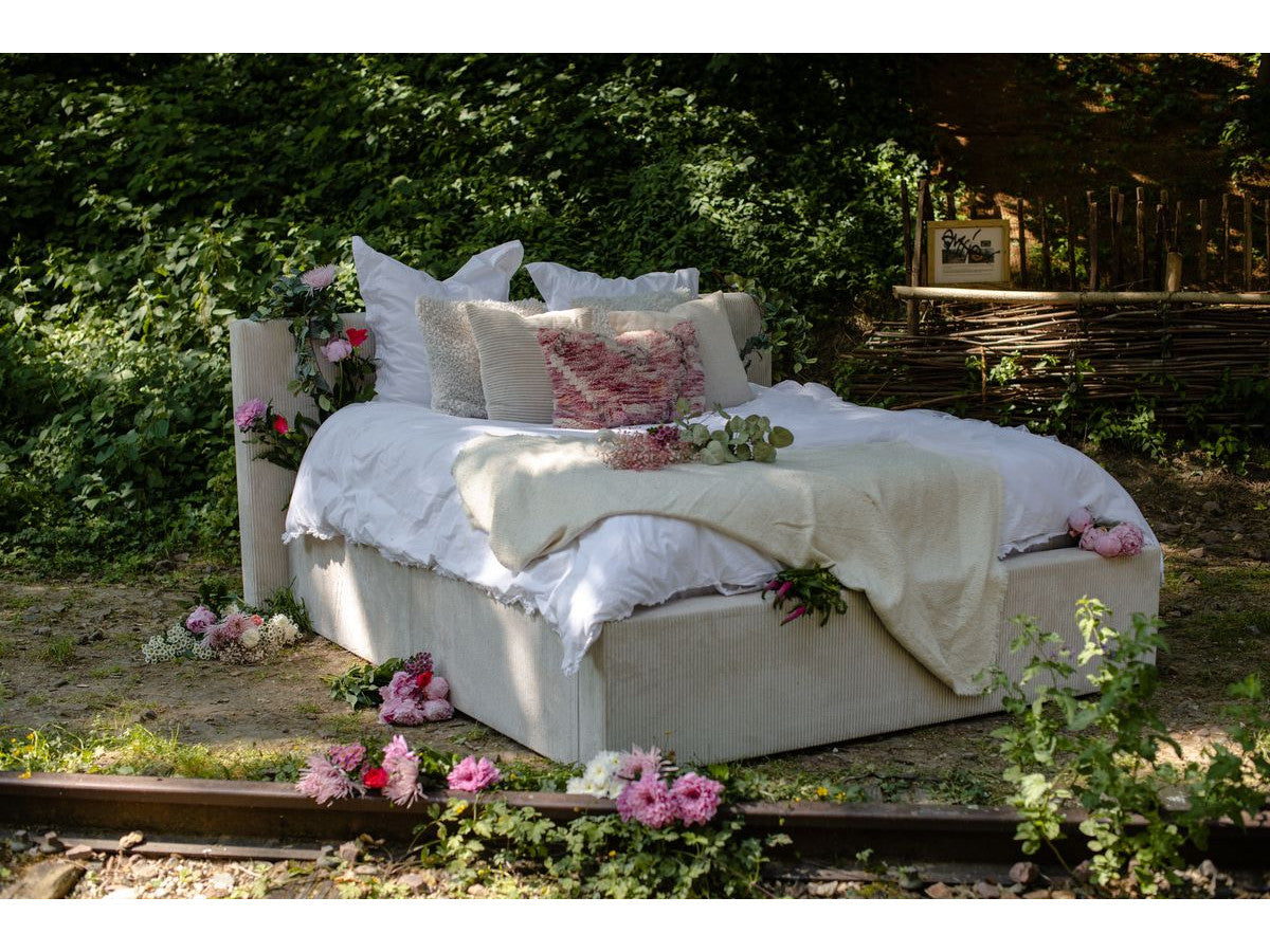 Lit coffre NIHAD rangement XL