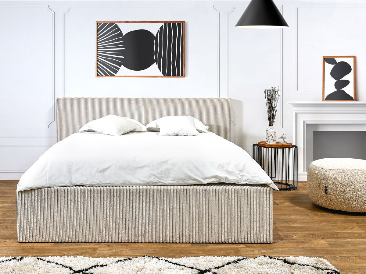 Lit coffre NIHAD rangement XL