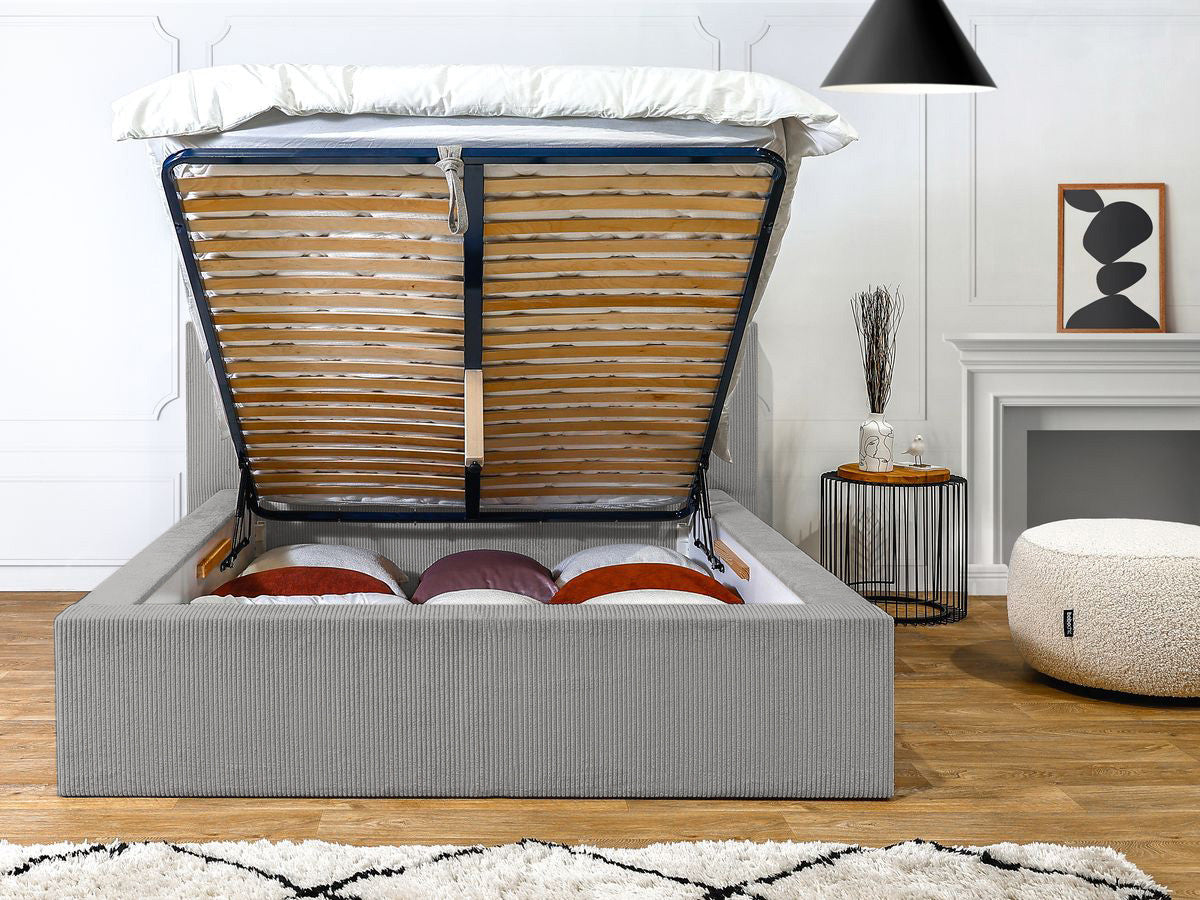 Lit coffre NIHAD rangement XL