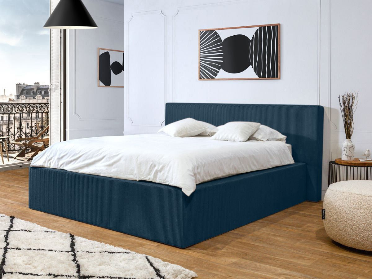 Lit coffre NIHAD rangement XL